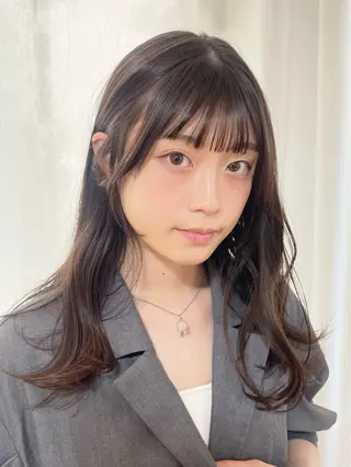 セミロング 園田 渉 ◤SHIKIO◢のヘアスタイル