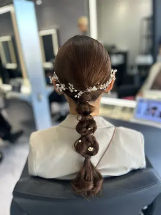 ヘアアレンジ CS made by SHACHU 栄所属・森下 ゆきなのヘアスタイル