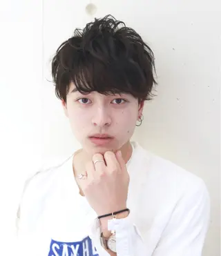 カラー パーマ ヘアアレンジ メンズ 【ツヤ髪美容師】 ツダケイスケのヘアスタイル