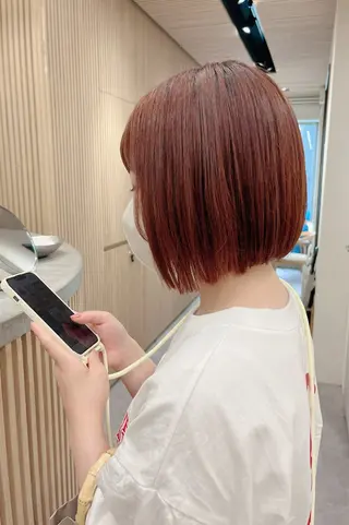 ショート カラー 浦和Lond 山本賢人のヘアスタイル