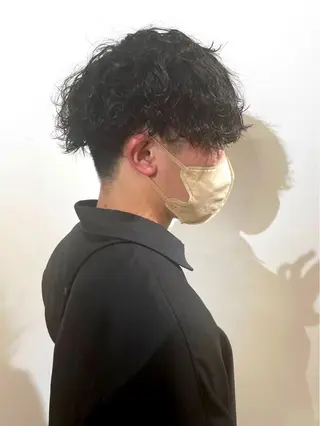 パーマ メンズ 佐藤 梨里花 ❤︎のヘアスタイル