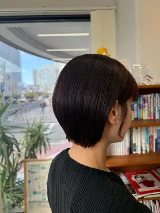 ショート カラー まなみ/ PORT SALONのヘアスタイル
