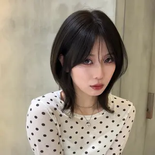 ミディアム カラー ウメダナオヤ/ くびれヘア✨のヘアスタイル