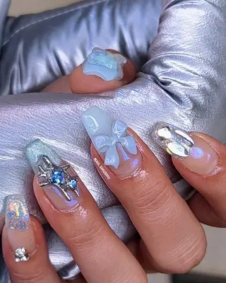 ネイル 3dパーツ/流行り 👧shushu❤️のネイルデザイン