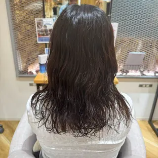 ミディアム パーマ fizelleあべのルシアス店所属・⭐️吉崎 竜也⭐️のヘアスタイル