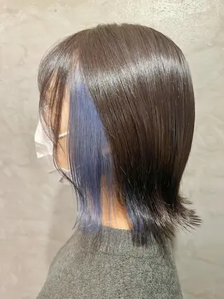 ミディアム カラー 透明感カラー/ ブリーチ無し/RYOのヘアスタイル