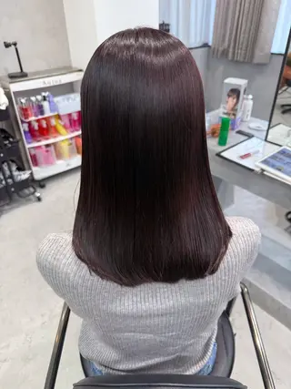 ミディアム inity Esakaのヘアスタイル