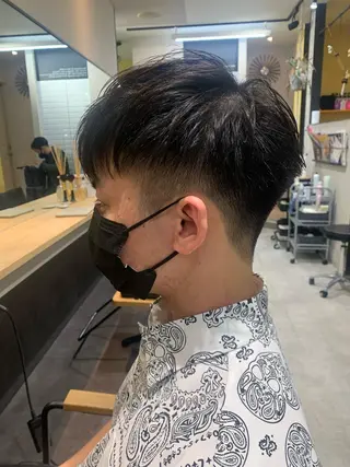 ショート hub hair レイヤー/透明感のヘアスタイル