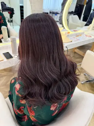セミロング 小林 美月  透明感カラーのヘアスタイル