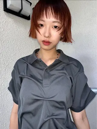 ショート 中野 莉子のヘアスタイル