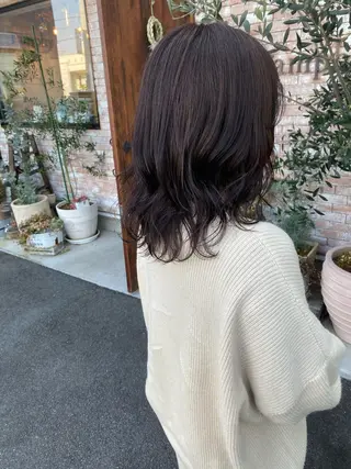 ミディアム カラー 【浜松・豊橋】 ニシモトのヘアスタイル