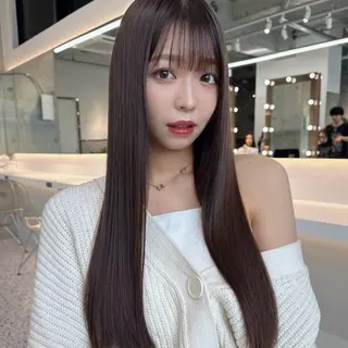 ロング 💎髪質改善/縮毛 矯正/横山一誠💎のヘアスタイル