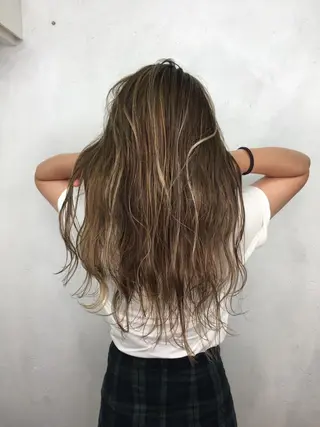 ロング まお♡レイヤーカット ×色っぽstyleのヘアスタイル