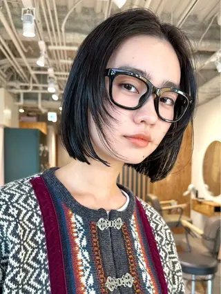 ショート sea by luvismけやき通り2号店所属・ボブ/ショート/ 縮毛矯正/岸本恭明のヘアスタイル