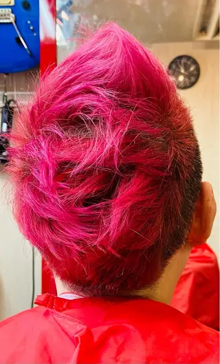 ショート カラー メンズ Engel Lippe所属・タカダ ユウキのヘアスタイル