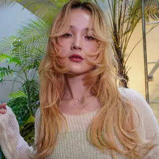ロング カラー ◽️モードヘア◽️ SHOUTOのヘアスタイル