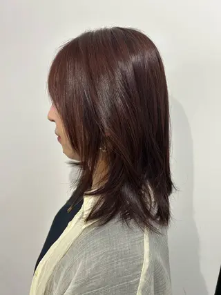 ミディアム 山下颯羽 /ワンカラーのヘアスタイル