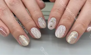 ネイル 神田 ココナッツのネイルデザイン