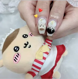 ネイル La neige* yuki 🥯🍑のネイルデザイン