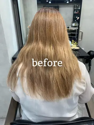 ロング カラー 新宿/韓国レイヤー 髪質改善カラー/角所のヘアスタイル