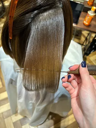 パーマ 庄司 茉里愛のヘアスタイル