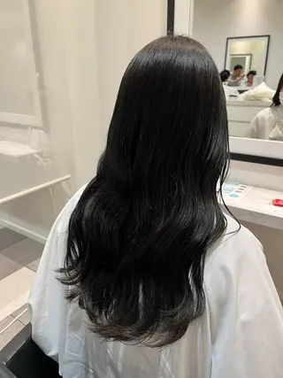 ロング 中原 優美のヘアスタイル