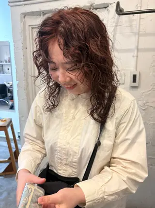 ミディアム ✴︎UNU ✴︎モエカのヘアスタイル