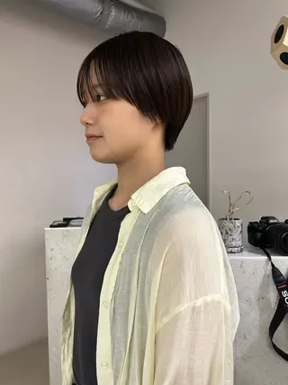 ショート aika/パーマ/ ショート/伏見のヘアスタイル