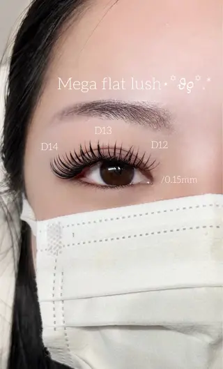 マツエク・マツパ sol cocoroのマツエク・マツパデザイン