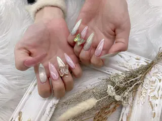 ネイル 🦋ネイルサロン ブラン🌈ゆりのネイルデザイン