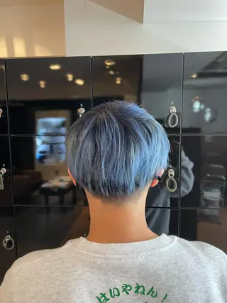 ショート カラー メンズ 髪質改善/縮毛矯正 ボブ/Ryuseiのヘアスタイル