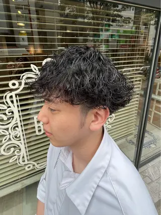 ショート パーマ メンズ ヤシロケンタ メンズ特化のヘアスタイル