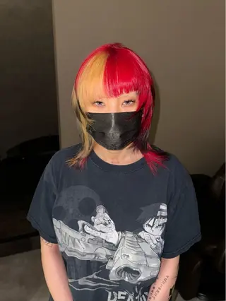 ショート カラー OPShair所属・sion ✰デザインカラーのヘアスタイル