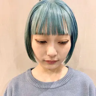 ショート カラー powderhair_luminity所属・矢澤涼夏 🎀艶髪カラー🎀のヘアスタイル