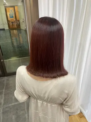 ミディアム カラー SOYON西大寺店所属・ダブルカラー/ 髪質改善💎安藤のヘアスタイル