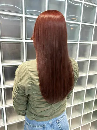 ロング カラー げんば ななのヘアスタイル