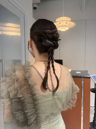 ロング ヘアアレンジ 原 菜帆のヘアスタイル