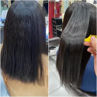 ロング パーマ トップスタイリスト 小澤純一のヘアスタイル