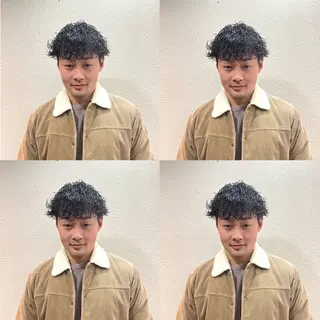 ショート パーマ メンズ 茅ヶ崎パーマ特化/ スパイラル/ハルキのヘアスタイル