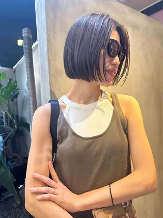 ショート StylingBub所属・HARU／ボブ カットモデル天神大名のヘアスタイル