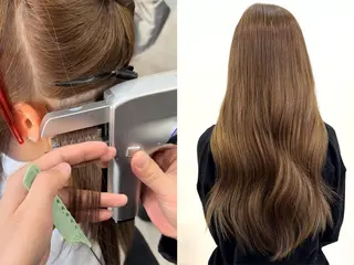 ロング OLD.L所属・エクステ＆カラー専門 羽エクステ　新大久保のヘアスタイル