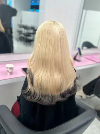ロング カラー ♡ダブルカラー特化♡ miyuのヘアスタイル