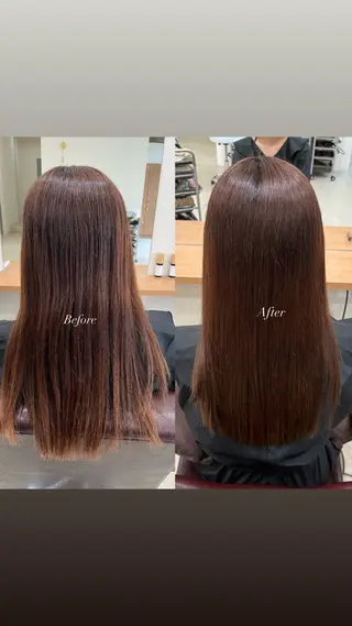 ロング mei/艶髪/透明感 カラー/ヘアセットのヘアスタイル