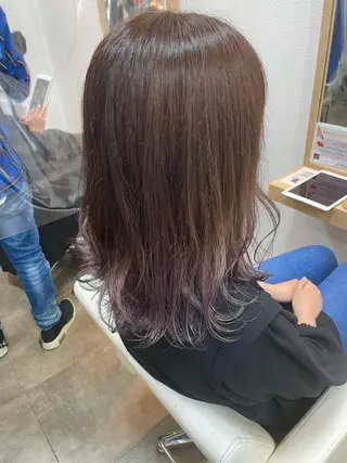 セミロング N°rico川喜田 里衣のヘアスタイル