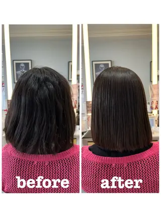 ショート 縮毛矯正／ 似合わせ／古津遼平のヘアスタイル