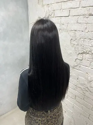 ロング カラー 🦋韓国ヘア💙 RUNAのヘアスタイル