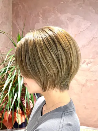 ショート 🩵縮毛矯正/ブリー チ/髪質改善/いつかのヘアスタイル