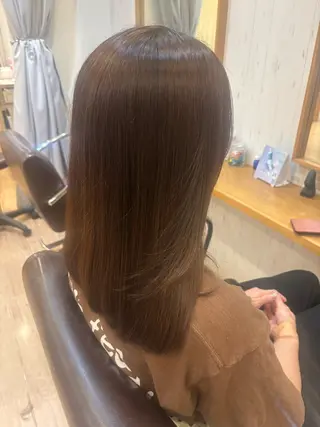 セミロング すなが/パーマカット モデル募集中のヘアスタイル