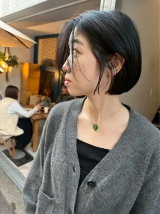 ショート ハナ🌼 梅田/ボブ/パーマのヘアスタイル