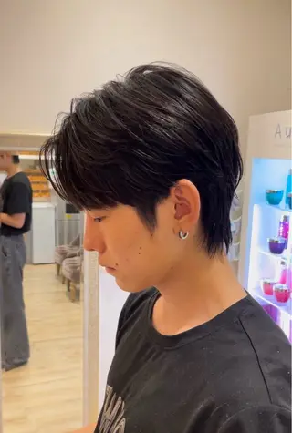 メンズ 柔らかブラウンカラー 🐈🤎Rikoのヘアスタイル